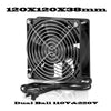 EC Fan AC 115V 230V 60mm 70mm 80mm 92mm 120mm 172mm High Speed Large Air Flow Dual Ball Industrial Chassis Fan with Power Cord