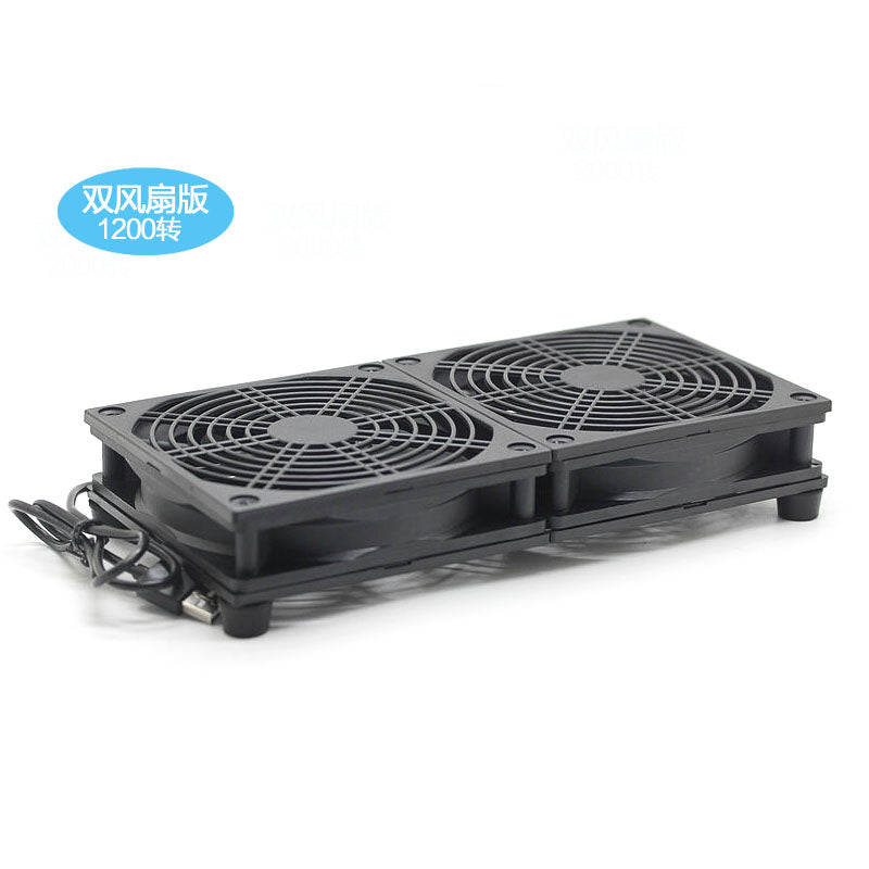 Router Cooling Fan DIY PC Cooler TV Box Wireless  Silent Quiet DC 5V USB power 120mm fan
