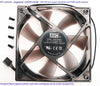 DAZA1225R2L For Lenovo AVC 12025 12cm Fan 4-Wire pwm fan Temperature 12V 0.60A Red LED cooling fan