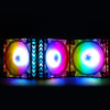120mm RGB cooling fan Adjust LED Fan Speed quiet colorful computer case For water chestnut chassis