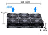 2500 RPM large air volume adjustable speed DIY laptop notebook cooler 14inch 15.6inch