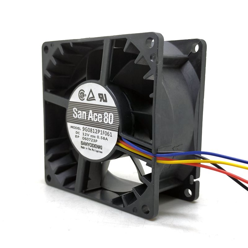 9G0812P1F061 80X38mm 12V PWM Temperature Control Server Chassis Cooling Fan 8CM Server fan