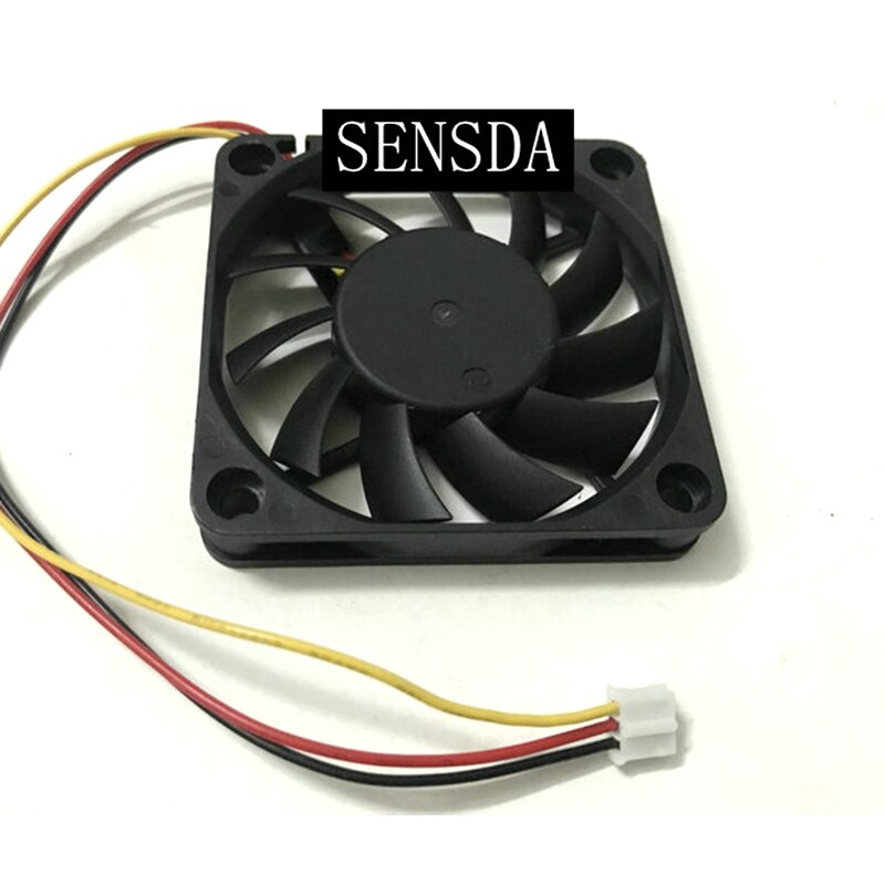 60mm Slim Fan   Sxdool EC6010L12ER 12V 0.14A 60*60*10mm Cooling Fan 3LINE 60m Slim Best Quality Cooling Fan