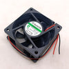 2PCS    Sunon KDE2406PTVX DC24V 2.7W 60x60x25MM 6cm 2Lines Inverter Cooling Fan