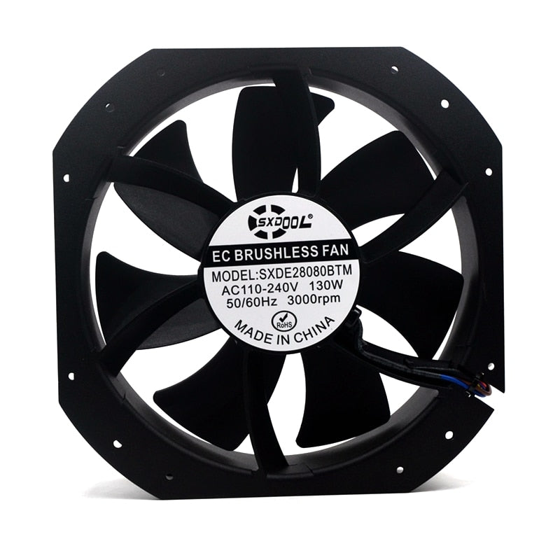 charging points EV charging station Axial Fan 280mm AC 115V 230V Cooling Ventilation Exhaust