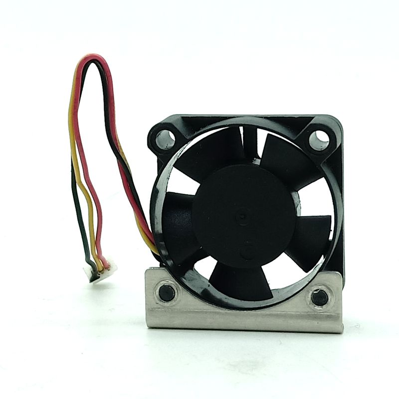 3010 12V 3-Wire Set-Top Box Silent Cooling Equipment Fan 3cm Dfs301012l with Iron Sheet