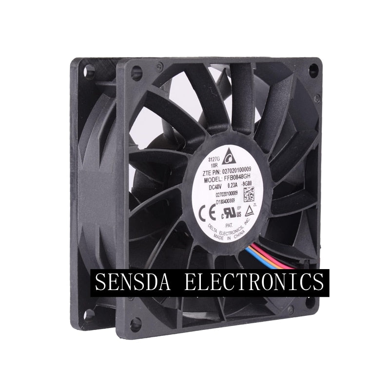 48v fan FFB0848GH DELTA 8025 48V 0.23A 8CM  PMW ball bearing cooling fan