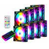 120mm RGB cooling fan Adjust LED Fan Speed quiet colorful computer case For water chestnut chassis