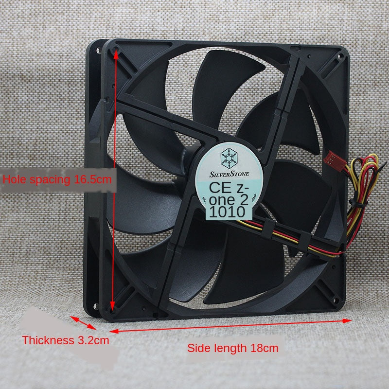 180mm Pc Case Cooling Fan 18cm RL4Z S1803212L-3M 12V 0.15A 18CM Wire Cooler