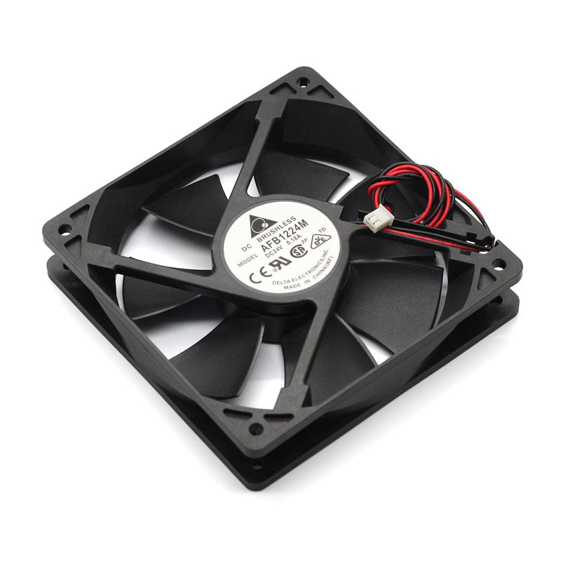 Delta AFB1224M 12025 120mm 12cm DC 24V 0.18A 12CM/cm Converter Cooling Fan