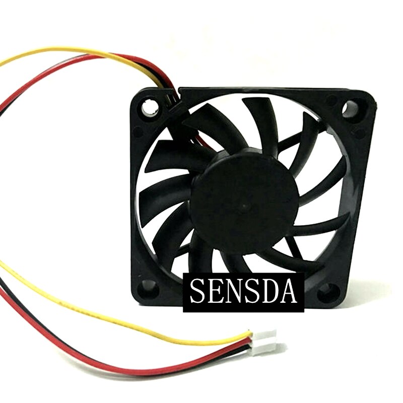 60mm Slim Fan   Sxdool EC6010L12ER 12V 0.14A 60*60*10mm Cooling Fan 3LINE 60m Slim Best Quality Cooling Fan