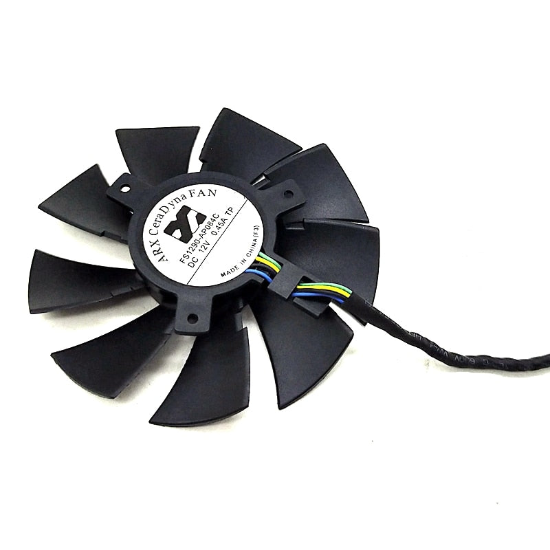 Hd7750 Hd7770 Video Card Fan  ARX FS1290-AP084C 12V 4-wire Temperature Control Diameter: 85mm Hole distance: 39mm