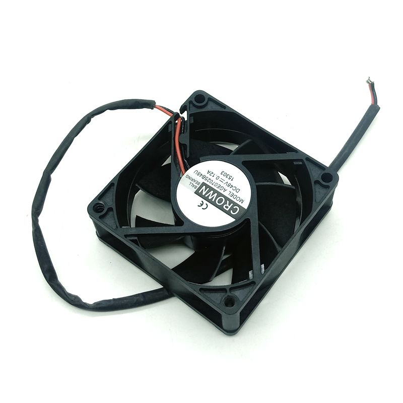 7025 48V AGE07025B48U Two-Wire Power Supply Chassis Cooling Fan 7CM high quality 0.12A
