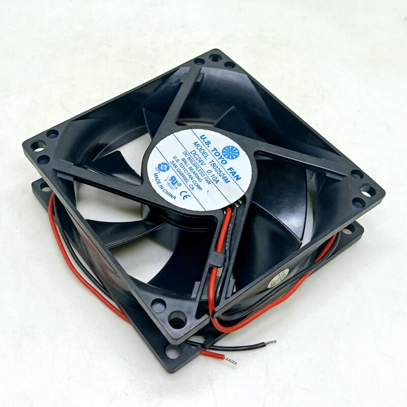 T802524M cooling fan 8025 24V Dual Ball Mute Fan 8cm Industrial Cabinet Inverter Fan