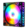 12cm LED Fan Rainbow Iridescence 120mm Fan 3pin+molex 4D 12V  Pc Computer Set Up Gaming Radiator Cooling Fan + SCREW