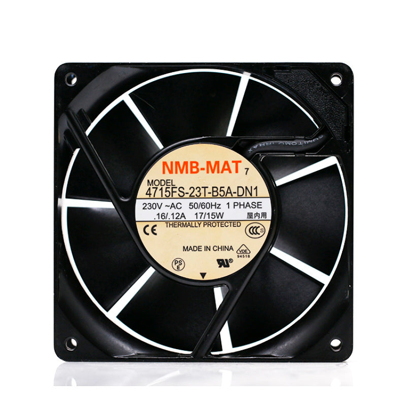 NMB 4715FS-23T-B5A-DN1 230V 0.16A 0.12A AC cabinet fan 12038 cooling fan metal frame