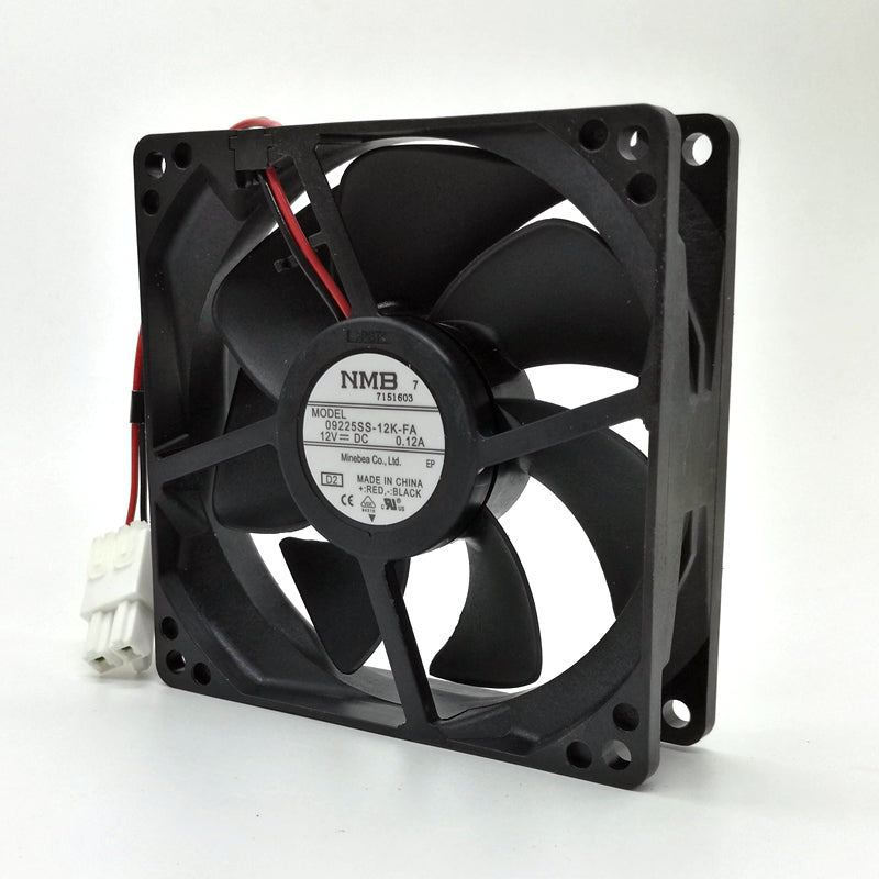 waterproof fan 12V NMB 9025 Refrigerator Fan 09225SS-12K-FA 9cm Computer Cabinet Power Fan