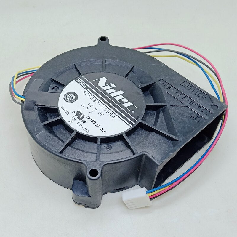 A35397-35BRA  97×94×33MM 4500RPM 37.97CFM  Nidec 9733 Blower 12V 2.7A a35397-35bra PWM High Volume Violent Turbine Fan