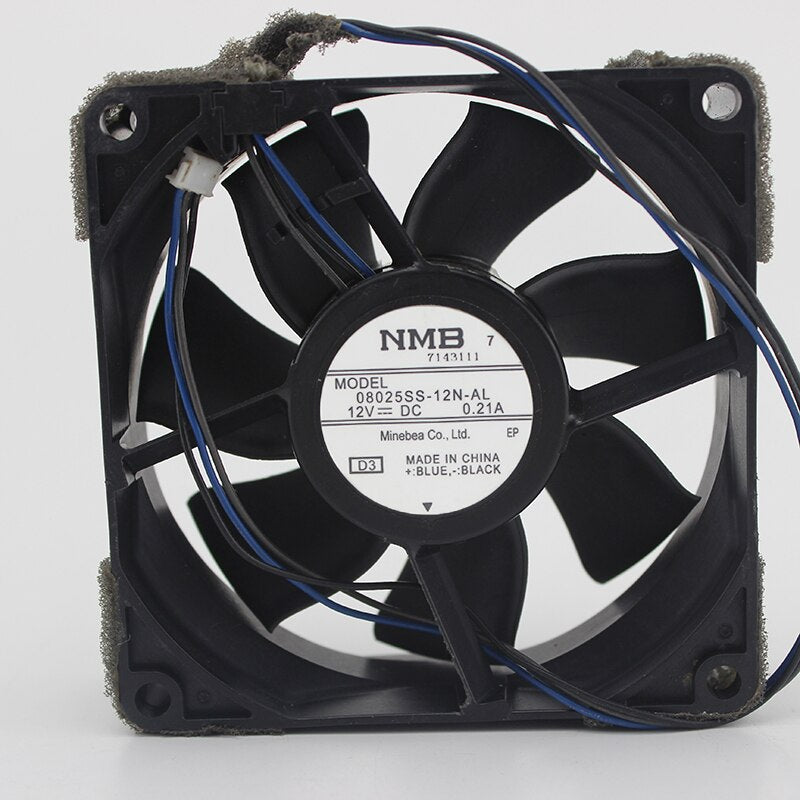 08025SS-12N-AL   NMB Fan 12V 0.21a 8025 Fan 8cm 80X80X25mm Projector Fan