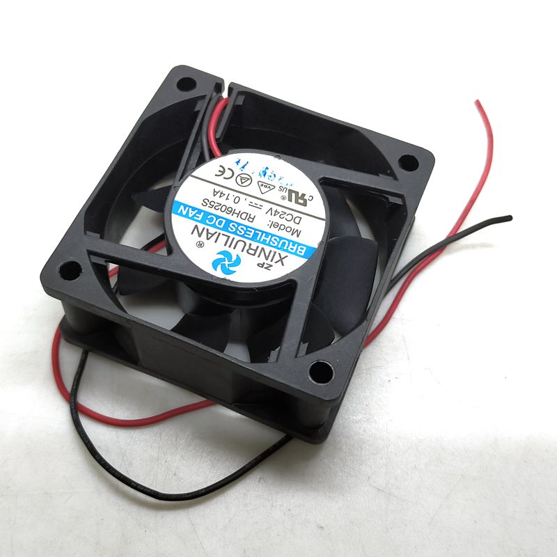 6025 24V Converter Power Supply Cases Fan 6CM RDH6025S silent quiet cooling fan 0.14A