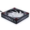 12cm LED Fan Rainbow Iridescence 120mm Fan 3pin+molex 4D 12V  Pc Computer Set Up Gaming Radiator Cooling Fan + SCREW