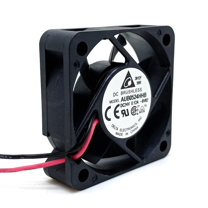 Delta AUB0524HHB 5015 24V double ball inverter Case cooling Fan 5cm