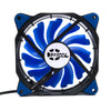 120mm Cpu Cooler 1pcs Blue LED Fan 120X120X25mm DC 12V 0.14A 900RPM Silent Quiet Solar Eclipse Chassis Cooling Fan
