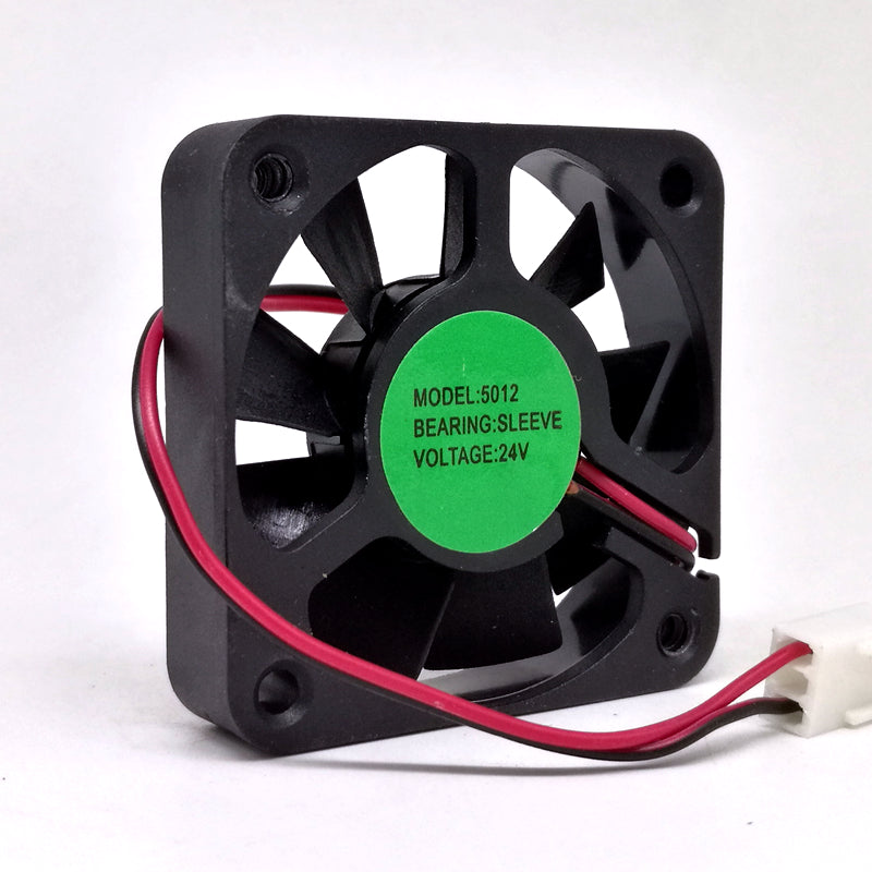 50mm 24V fan 5012 case mute fan 5cm power amplifier elevator frequency converter cooling fan