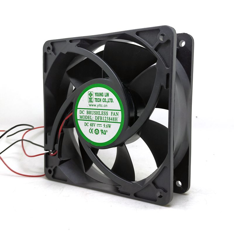 12038 48V Communication Device DC Cooling Fan 12CM DFB123848H 9.6W