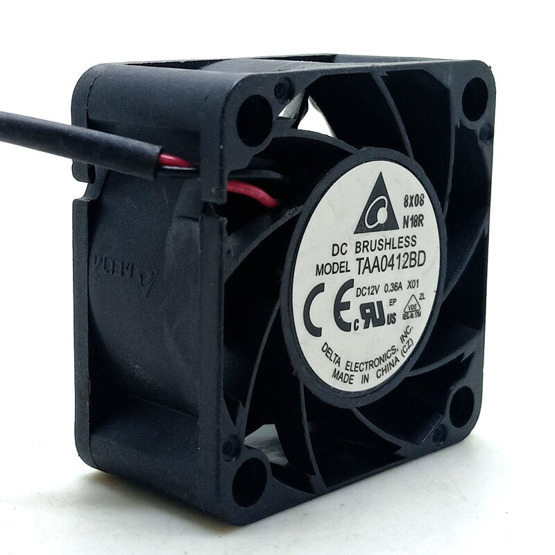 TAA0412BD  4020 cooling fan 40mm 4cm  Delta 4cm 12V double ball Bearing