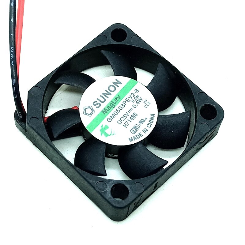 2pcs   Sunon 3006 30mm 6mm Slim Mini Fan gm0503pev2-8 5V 3cm Ultra Thin Notebook Mute Cooling Fan 30X30X6mm