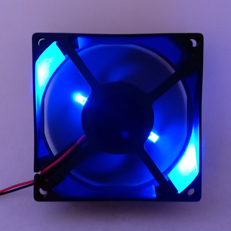 80mm fan 8025 12V led Fan 8cm Computer Cabinet Power Supply Mosquito Lamp Purifier Fan