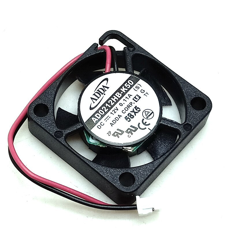 2pcs Mini Micro 25mm 2506 2507 DC 12V Ultra Thin Mini Fan AD0212HB-K50 2.5cm Set Top Box Hard Disk Cooling Fan