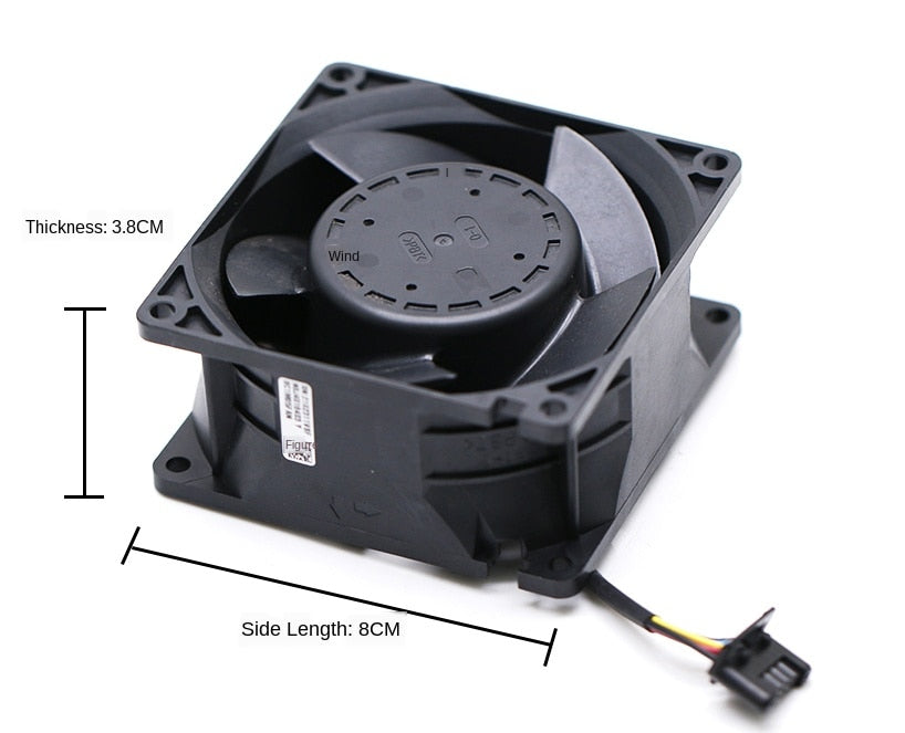 NMB 08038DA-12S-Ewe 8038 12V 5.0A Large Air Volume Violence PWM Cooling Fan
