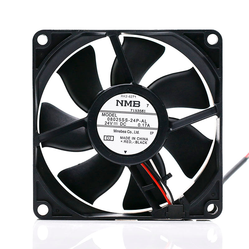 NMB-MAT7 08025SS-24P-Al 8025 24V 0.17A 8CM Three-Wire Converter Cooling Fan