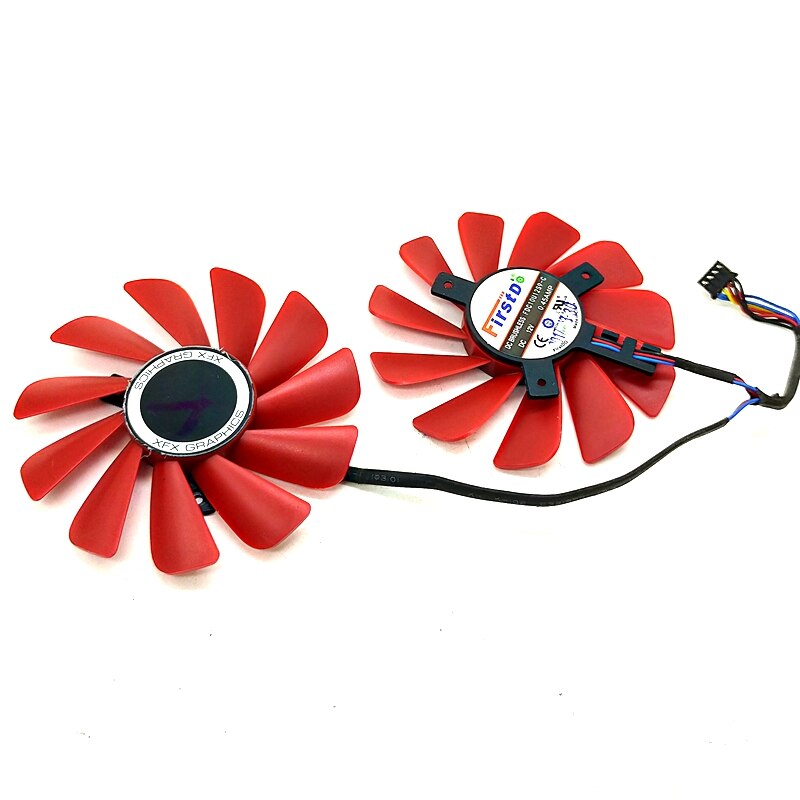 85MM FDC10U12S9-C 0.45AMP 4Pin Cooler Fan Replacement  XFX RX 560D RX 570 RX 580 RX Vega Graphics Video Card Cooling Fans