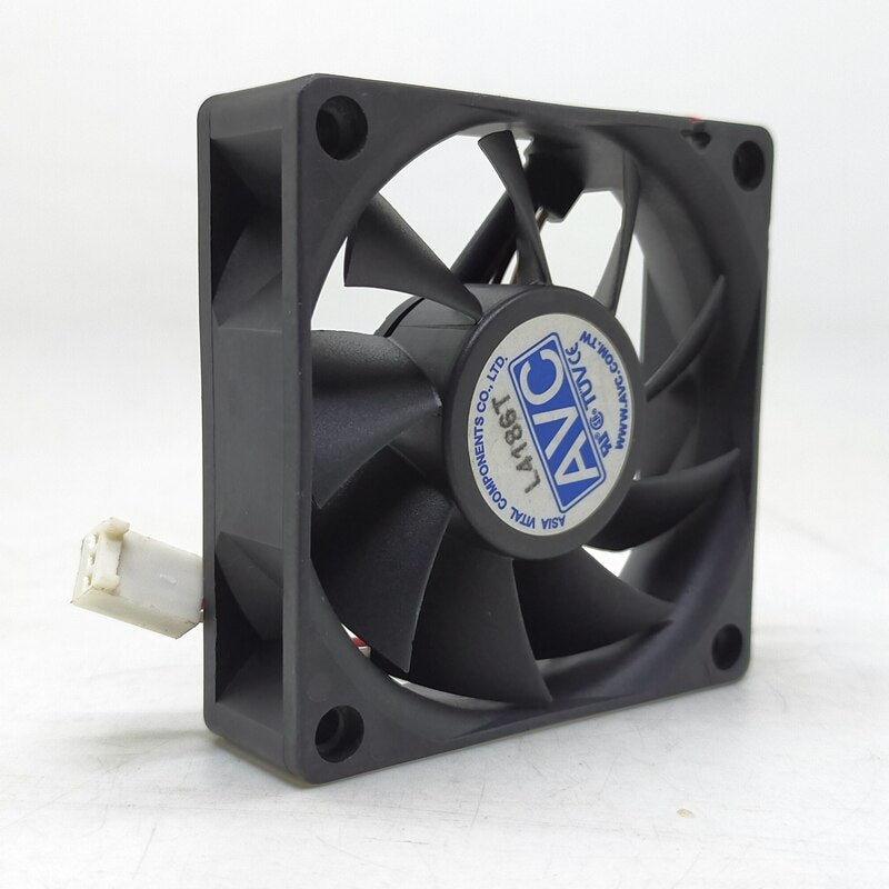 70mm Dual Ball Fan AVC Da07020b12l 7020 7cm DC 12V 0.20A Computer Chassis Main Board Power CPU Cooling Fan