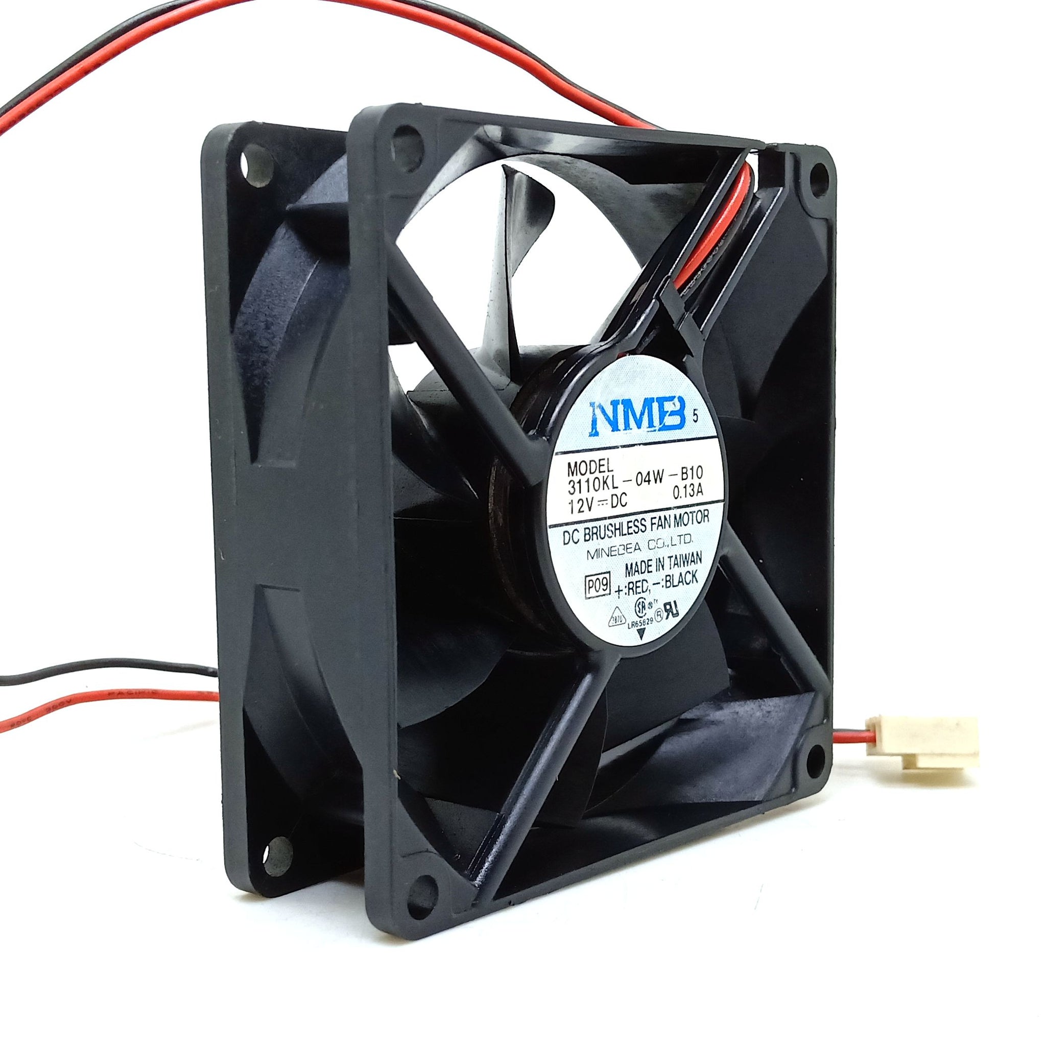 8025 fan 3110KL-04W-B10  12V two wire mute double ball cooling fan 8cm