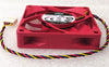 2pcs  70mm Pwm Fan 7015 7cm Fan 4-wire Temperature Control Speed Regulation Fa07015l12lpb 12V 0.25A