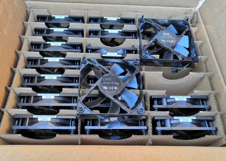 DAZA1225R2L For Lenovo AVC 12025 12cm Fan 4-Wire pwm fan Temperature 12V 0.60A Red LED cooling fan