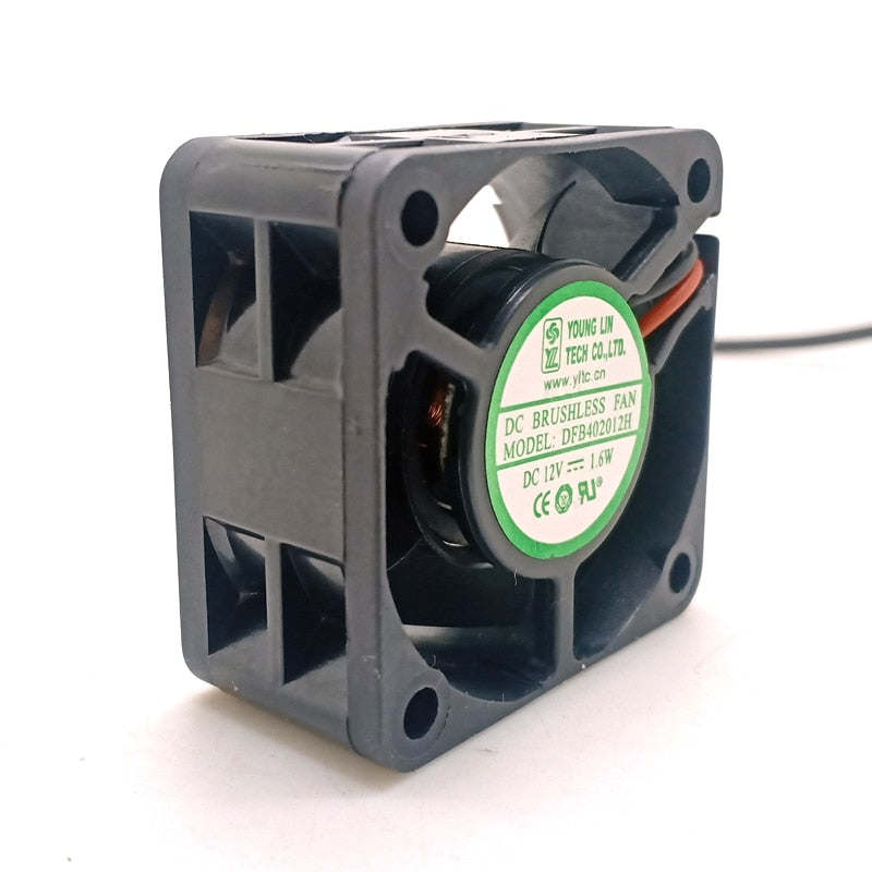 4020 12V DFB402012H Two-Line Server Chassis Cooling Fan 4CM Ultra-Quiet