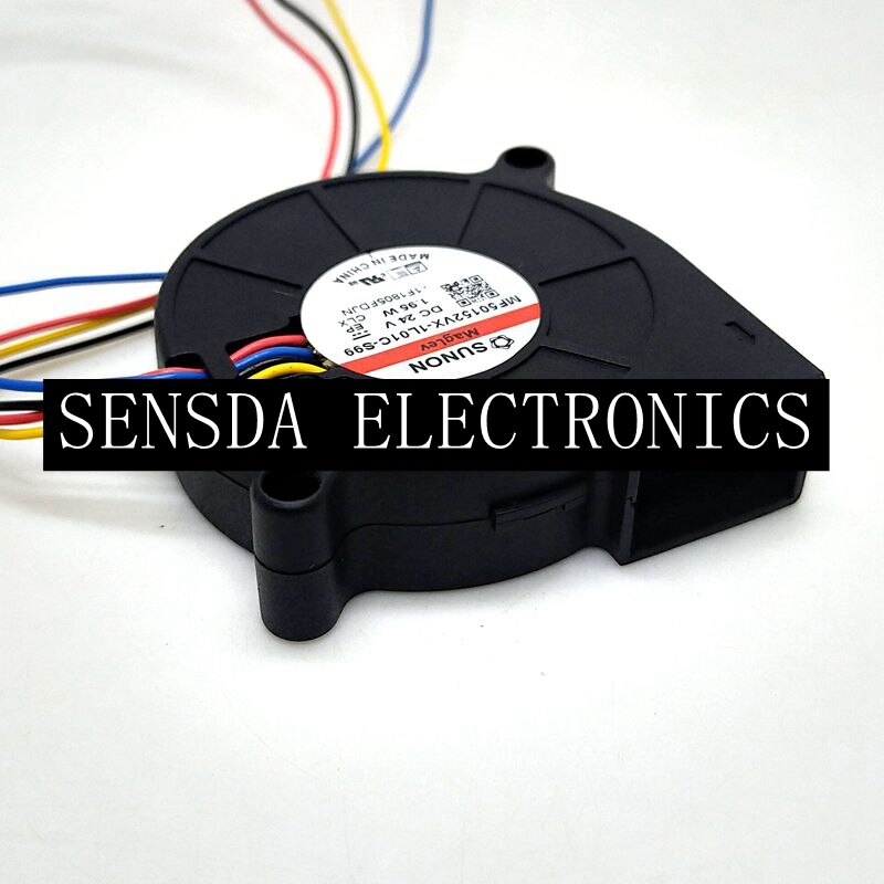 50mm Blower   Sunon MF50152VX-1L01C-Q99 MF50152VX-1L01C-s99 5015 DC 24v 1.95W PWM Blower Cooling Fan 50*15MM