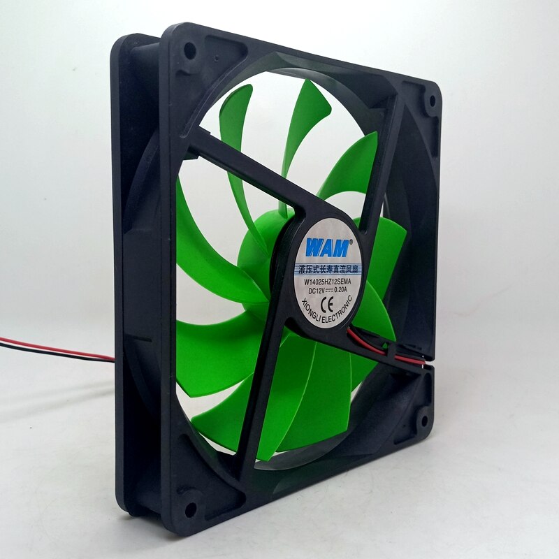 140mm Cooling Fan 14cm 14025 12V 1200RPM Computer Chassis Power Super Mute Fan  1250W Chassis Power Cooling Fan