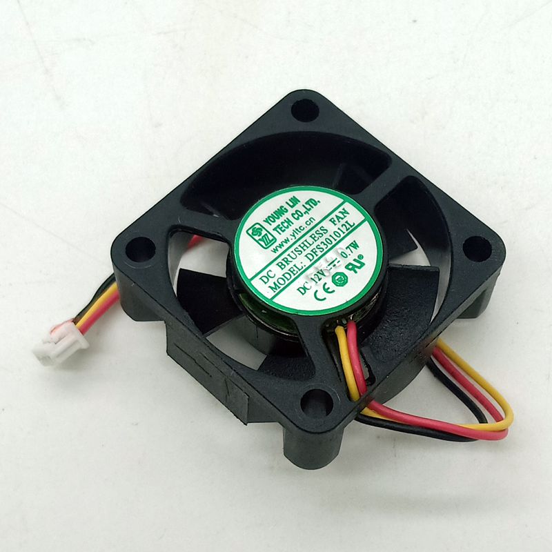 3010 12V 3-Wire Micro Set-Top Box Cooling Equipment Small Fan 3cm Dfs301012l Ultra-Quiet