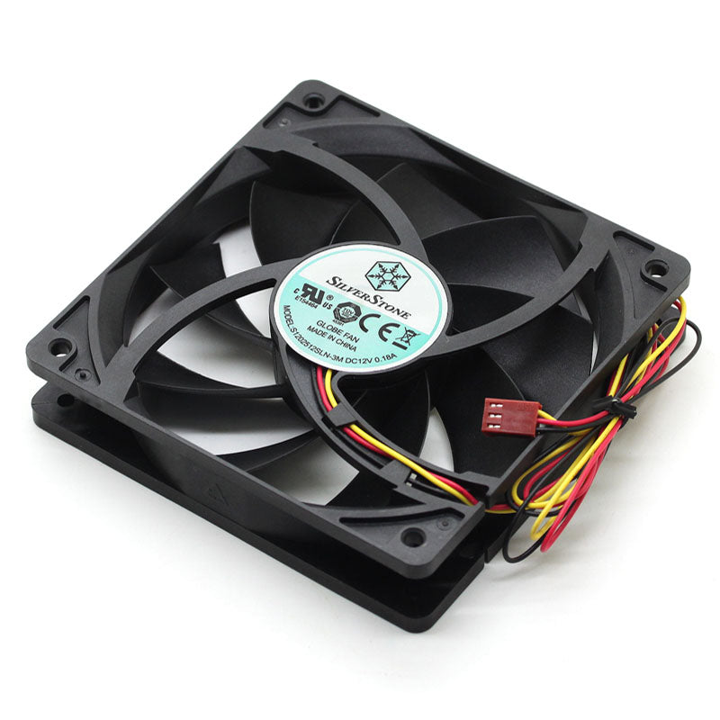120mm pc cooling fan 12cm S1202512SLN-3M 12V 0.18A 12cm Ultra-Quiet AP121 Chassis Cooling Fan