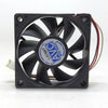 70mm Dual Ball Fan AVC Da07020b12l 7020 7cm DC 12V 0.20A Computer Chassis Main Board Power CPU Cooling Fan