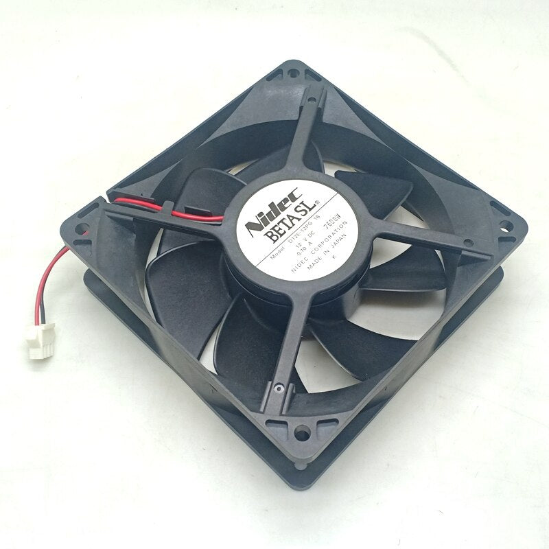 Nidec 12038 12V D12E-12PG 16 Two Line Double Ball Power Supply Cases Fan 12CM