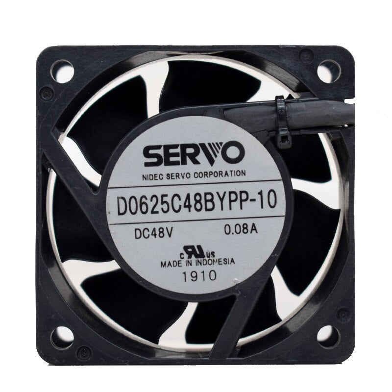 1pcs D0625C48BYPP-10   6025 48V 0.08A 60 * 60 * 25mm 4 Line Dustproof And Waterproof Fan