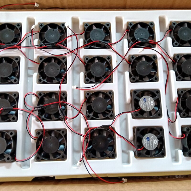2pcs/pair Dual Fan  3cm 3010 DC 5V Ball Mute Fan CHA3005CS TV Set Top Box Router UAV Mini Cooling Fan