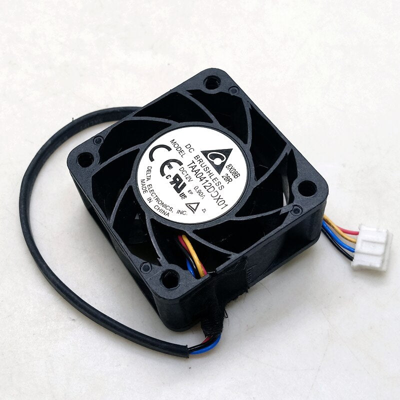 TAA0412DDX01  Delta 4020 12V double ball PWM fan 4cm computer server CPU fan